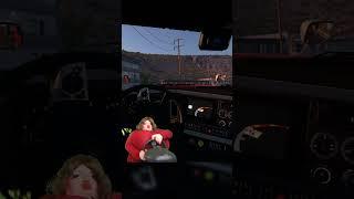 VALORIE BECOMES A TRUCKER.. #funny #gaming #twitch #meme #shorts  #cars #ats #trucking #satire