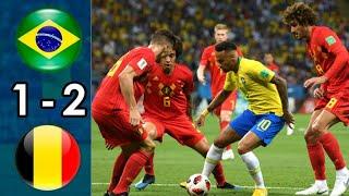 Belgium Vs Brazil (2-1) 2018 FIFA World Cup Quarter Final Highlights Full English Commentary