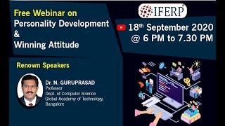 Live Webinar on Personality Development & Winning Attitude | IFERP