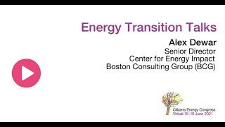 Exclusive Interview with: Alex Dewar, Centre for Impact Energy, Boston Consulting Group