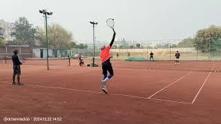 35+ men's single Final and open double Semifinal highlights