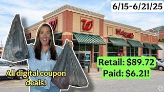 Walgreens Haul - Save 87% using all digital coupons & stacking deals! 6/15-6/21/25