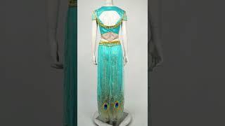 Princess Jasmine Dress Costume Cosplay Aladdin