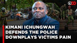 Mocking the Dead?Kimani Ichung’wah Downplays Extra-Judicial Killings Tells Kenyans To Respect Police