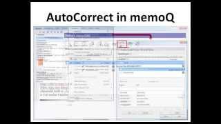 Using and managing AutoCorrect in memoQ