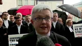 Barristers protest outside courthouses around the country - @rte