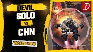  Devil Solo vs CHN Clan Squad Battle : War Robots WR