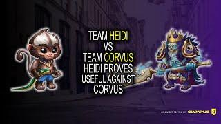 HERO WARS GAMEPLAY | TEAM HEIDI VS TEAM CORVUS