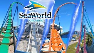 All Roller Coaster at SeaWorld Orlando 2024 