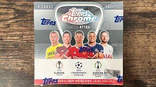 First Look!! 2021/22 Topps Chrome UEFA Match Attax! Awesome Color!! ️️