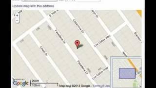 Using Google Maps in a form to check and change the location of an address