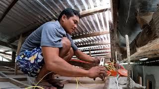 INSTALLING ELECTRICAL WIRING IN A HOUSE OF AHERN FAMILY