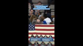 9-year-old speaks out at New York Attorney General Town Hall
