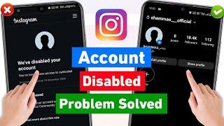 instagram we disabled your account problem 2025 | we disabled your account instagram