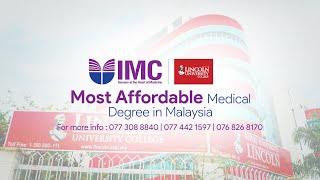 Study Medicine at Lincoln University College Malaysia- IMC Education- Official Representative