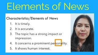 Elements of News I Teacher Ai R