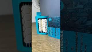 3D Printed Business Card Embosser Roller Hexagon Texture