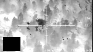 AC130 Gun Run on Taliban Patrol During GWOT