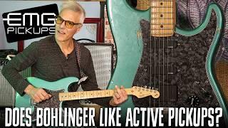 Bohlinger Tries Active Pickups! We Test the EMG SL20 Steve Lukather Pickguard in a 90s Strat