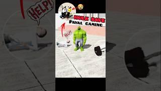 Hulk save playal gaming  | Indian Bike driving 3D #shorts