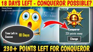 DAY 45  230+ POINTS LEFT️STILL CONQUEROR POSSIBLE | DAILY CONQUEROR POINTS