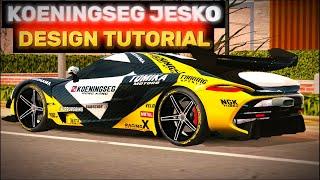 TUTORIAL: HOW TO MAKE DESIGN LIVERY FOR KOENIGSEGG JESKO | CAR PARKING MULTIPLAYER NEW UPDATE