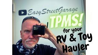 Best TPMS for RV & Toy Haulers for car guys & gals. Tire Minder install.