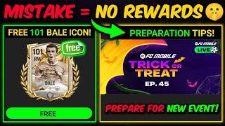 FREE 101 OVR BALE ICON | Things To Do Before TRICK or TREAT Event Comes | Mr. Believer