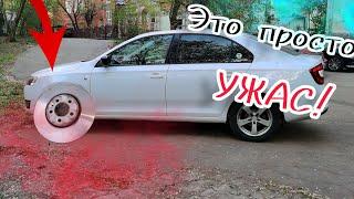 Заменил тормоза на Skoda rapid. Но есть нюансы.