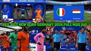 PES 2017 NEW EURO GERMANY 2024 FULL MOD AIO