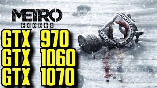 Metro Exodus GTX 970 - GTX 1060 - GTX 1070 | 1080p Ultra/High/Normal | FRAME-RATE TEST COMPARISON