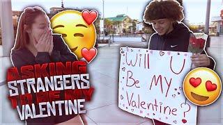 ASKING STRANGERS to BE MY VALENTINE?  | Public Interview