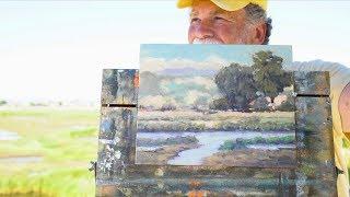 Plein Air Painting with Richard Lindenberg at Savoir-Faire Headquarters