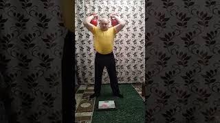 СИЛАЧИ МИРА НЕ МОГУТ ПОВТОРИТЬ !!!  ЖИМ ГИРЬ ПО 32кг( НА ТРИЦЕПС) !!!  СТОЯ !!!  20РАЗ !!!