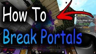 Hypixel Skyblock - How To Break Portals