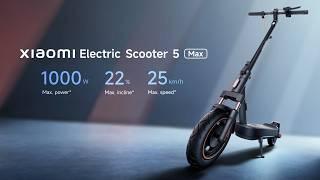 Xiaomi Electric Scooter 5 Max: Новый электросамокат от Xiaomi с 1000W мотором и дальностью хода 60км