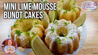 Mini Lime Mousse Bundt Cakes That Melt in Your Mouth