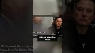 Elon Musk publicly disappointed with Washington