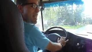 128. Basic Skills – Driving on a Narrow Road – Class B CDL School Bus
