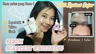 REVIEW SERUM SCARLETT WHITENING| Brighly Ever After Serum & Acne Serum, Pemakain 1 Bulan++