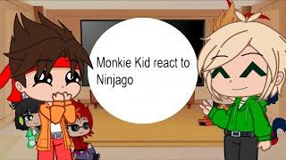 ~Monkie Kid react to Ninjago(TikTok)~ENG and RUS~LMK~Ninjago~Part 1~GachaClub~