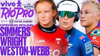 Caitlin Simmers, Tatiana Weston-Webb, Tyler Wright | VIVO Rio Pro 2025 - Opening Round