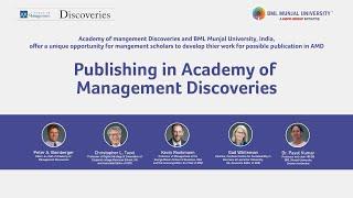 Academy of Management Discoveries (AMD) and BMU webinar