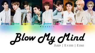 Nct 127 - Blow My Mind | Color coded lyrics