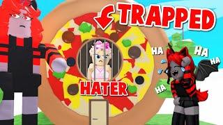 I TRAPPED My HATER In My PIZZA HOME In Adopt Me! | Roblox