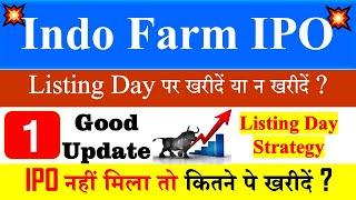 INDO FARM EQUIPMENT IPO Listing Day Strategy | Sell or Hold ?