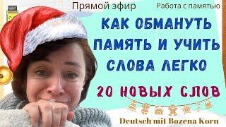  Продуктивно, быстро и понятно. 20 новых слов и много грамматических лайфхаков