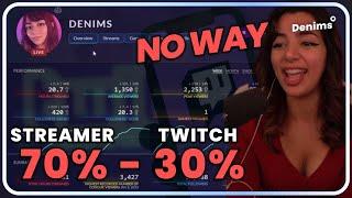 Twitch Introduces New Partner Plus Program (70 - 30) | Denims Reacts