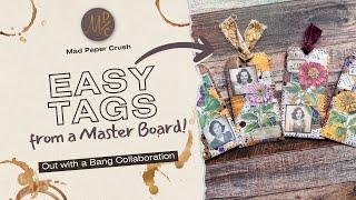 Summer Splatter Tags from a Masterboard - #JJIIIOutWithABang The Last Days of Summer Collab