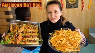 Echte amerikanische Hot Dogs von Elin Gabsel